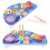 Masuta din lemn cu instrumente muzicale ecotoys