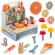 Mini atelier de lucru din lemn cu accesorii incluse, 30 x 25 x 30 cm, ricokids rk-877