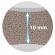 Salteluta de joaca multifunctionala tip puzzle, 6 piese, 180 x 120 cm, massido 650100 - gri