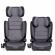 Scaun auto cu isofix ecotoys, grupa 100-150 cm, i-size, omologare r129/03 - gri