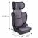 Scaun auto cu isofix ecotoys, grupa 100-150 cm, i-size, omologare r129/03 - gri