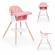Scaun de masa 2 in 1 ecotoys hc508 - roz