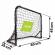 Set de 2 porti de fotbal, 60 x 25 x 45 cm, neo-sport