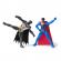 Set de joaca batman dc metal force batwing transformabil in robot