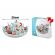 Set de joaca din lemn pentru servit ceaiul ricokids turcoaz