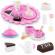 Set din lemn pentru servit ceaiul ricokids roz