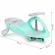 Trotineta gravitationala tip barca cu roti led ecotoys ym-sw-1 - verde