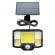 Lampa solara jd2096ba, suport prindere, senzor, telecomanda, 40w