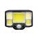Lampa solara jd2096ba, suport prindere, senzor, telecomanda, 40w