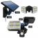 Lampa solara dubla 120led, jd2109, suport prindere, senzor, 20w
