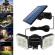 Lampa solara dubla 120led, jd2109, suport prindere, senzor, 20w