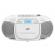 Radio cu casetofon si player cd jvc rc-e451w, 2 x 1.6 w rms, fm, bluetooth,