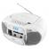 Radio cu casetofon si player cd jvc rc-e451w, 2 x 1.6 w rms, fm, bluetooth,