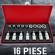 Trusa mlg 2029 16 piese 12 chei tubulare capete biti torx