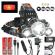 Lanterna de cap 3 x led t6, lupa, 4 moduri iluminare