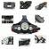 Lanterna de cap 3 x led t6, lupa, 4 moduri iluminare