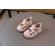 Pantofiori roz pudra pentru fetite - cirese (marime disponibila: marimea 24)