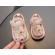 Sandalute roz cu piuitoare si steluta aplicata (marime disponibila: 6-9 luni