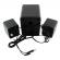 Boxe stereo 2.1 cu conectare usb & jack, putere 5w + 2 x 3w