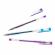 Set 50 piese, pixuri cu gel multicolor cu sclipici (glitter)
