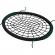 Leagan cuib oval pp negru verde kbt
