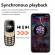 Mini telefon dual sim cu radio fm si bluetooth, 68x28x12mm, albastru