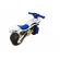 Motocicleta de impins mykids police music 0139/51 alb albastru