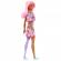 Papusa barbie fashionista cu par roz si picior protetic