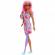 Papusa barbie fashionista cu par roz si picior protetic