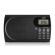 Radio portabil jvc ra-e431b, tuner digital fm, afisaj lcd, mufa jack pentru