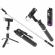 Set 3in1, selfie stick cu lampa led si trepied, conectare bluetooth, alimentare