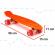 Skateboard penny board pentru copii cu roti din cauciuc, iluminate led, culoare