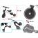 Tricicleta trike fix mini, 3in1 adaptabila, culoare alba