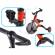 Tricicleta trike fix mini, 3in1 adaptabila, culoare rosie