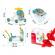 Antemergator 4 in 1 cu diverse activitati si sunete ricokids 781500 - albastru