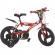 Bicicleta copii dino bikes 14 inch pro-cross rosu