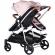 Carucior gemeni chipolino duo smart 3 in 1 pink marshmallow