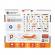 Joc headu montessori - joc tactil abc in limba romana