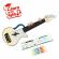 Jucarie din lemn - instrument ukulele (chitara) albastru