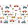 Lenjerie patut hubners trafic 5 piese multicolor