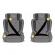 Scaun auto cu isofix nukido louis, grupa 100-150 cm (15-36 kg), i-size, omologare r129 - negru