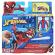 Set figurina si vehicul spiderman web blast cycle