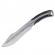 Cutit de vanatoare ideallstore®, comando friend, 33 cm, otel inoxidabil, argintiu, teaca piele inclusa