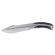 Cutit de vanatoare ideallstore®, comando friend, 33 cm, otel inoxidabil, argintiu, teaca piele inclusa