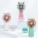 Mini ventilator f09 cu suport telefon, 500mah, usb, 1+1 gratis
