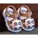 Sandalute maro pentru baietei - panda (marime disponibila: marimea 24)