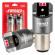 Set becuri canbus pro bay15d p21/5w becuri led 4x3030 smd rosu 12v 24v