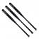 Set de trei bate de baseball ideallstore®, home run, aluminiu, 80 cm, negru