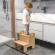Turn de invatare din lemn, 31.5 x 36.5 x 39 cm, ecotoys esc-w-062