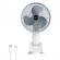 Ventilator portabil cu clips, usb, suport telefon, 1000mah, 3w